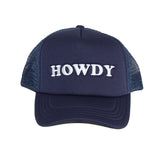 TRUCKER HAT NAVY HOWDY