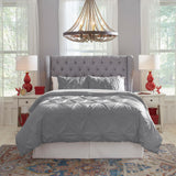 Pintuck Luxury Knotted Duvet Sets