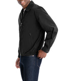 Light Weight Zip Front Golf Jacket Black