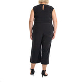 Extended Shoulder Jumpsuit Plus