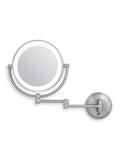 Lighted Wall Mounted Makeup Mirror Double Sided 10x/1x