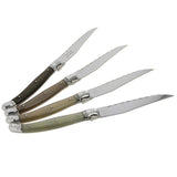 Laguiole Neutral Tones Steak Knife Set