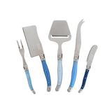 Laguiole Shades of Blue Cheese Knife Fork & Slicer Set