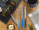 Laguiole Shades Of Blue Steak Knife Set