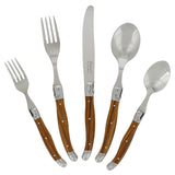 Laguiole Collection 20 Piece Stainless Steel Flatware Set