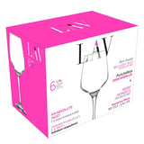 Lal Red Wine Glass 6-Piece Set