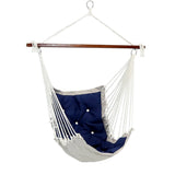 Large Tufted Victorian Hanging Hammock Chair Swing - 300 lb Weight Capacity