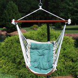 Large Tufted Victorian Hanging Hammock Chair Swing - 300 lb Weight Capacity