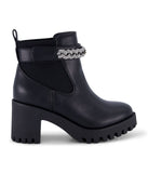 Marika Braid - Block Heel Ankle Boot Black