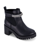 Marika Braid - Block Heel Ankle Boot Black