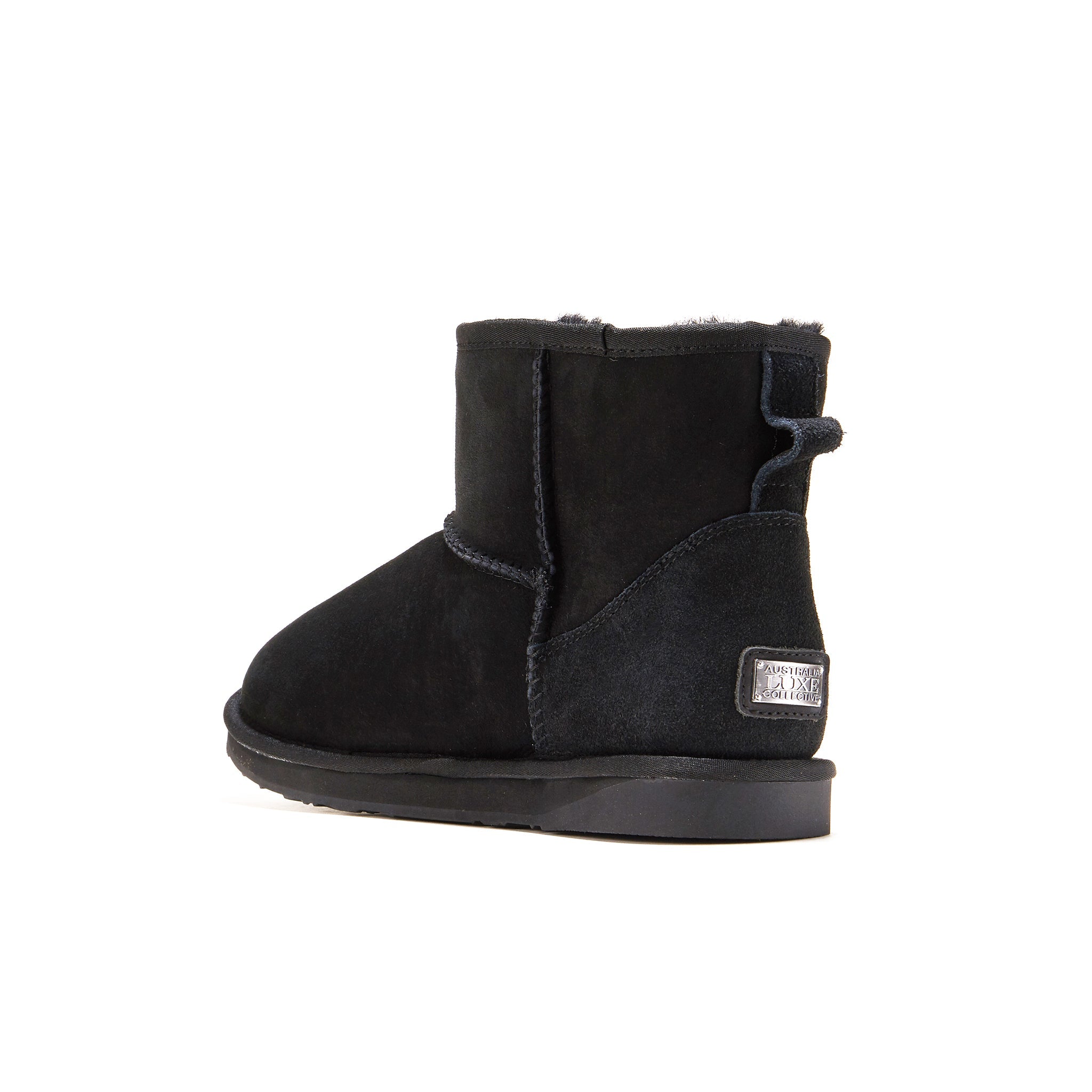 Mens Cosy X Short Black Boots