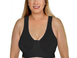 Front Zip T-Back Bra - Plus