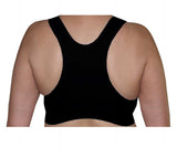 Front Zip T-Back Bra - Plus