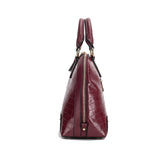MKF Collection Nora Croco Women's Top-handle Satchel Handbag by Mia K-Purple-6