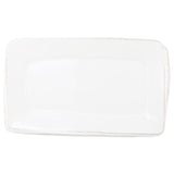 Melamine Lastra White Rectangular Platter