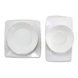 Melamine Lastra White 4 Piece Serveware Set