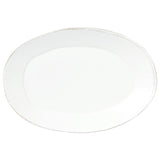 Melamine Lastra White Oval Platter