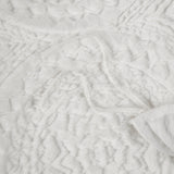 Alivia Embroidered Medallion Faux Fur Ultra Plush Duvet Cover Set