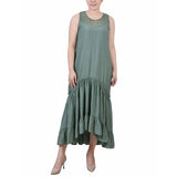 Sleeveless Tiered Maxi Dress 2