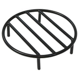 Heavy-Duty Steel Round Fire Pit Log Grate