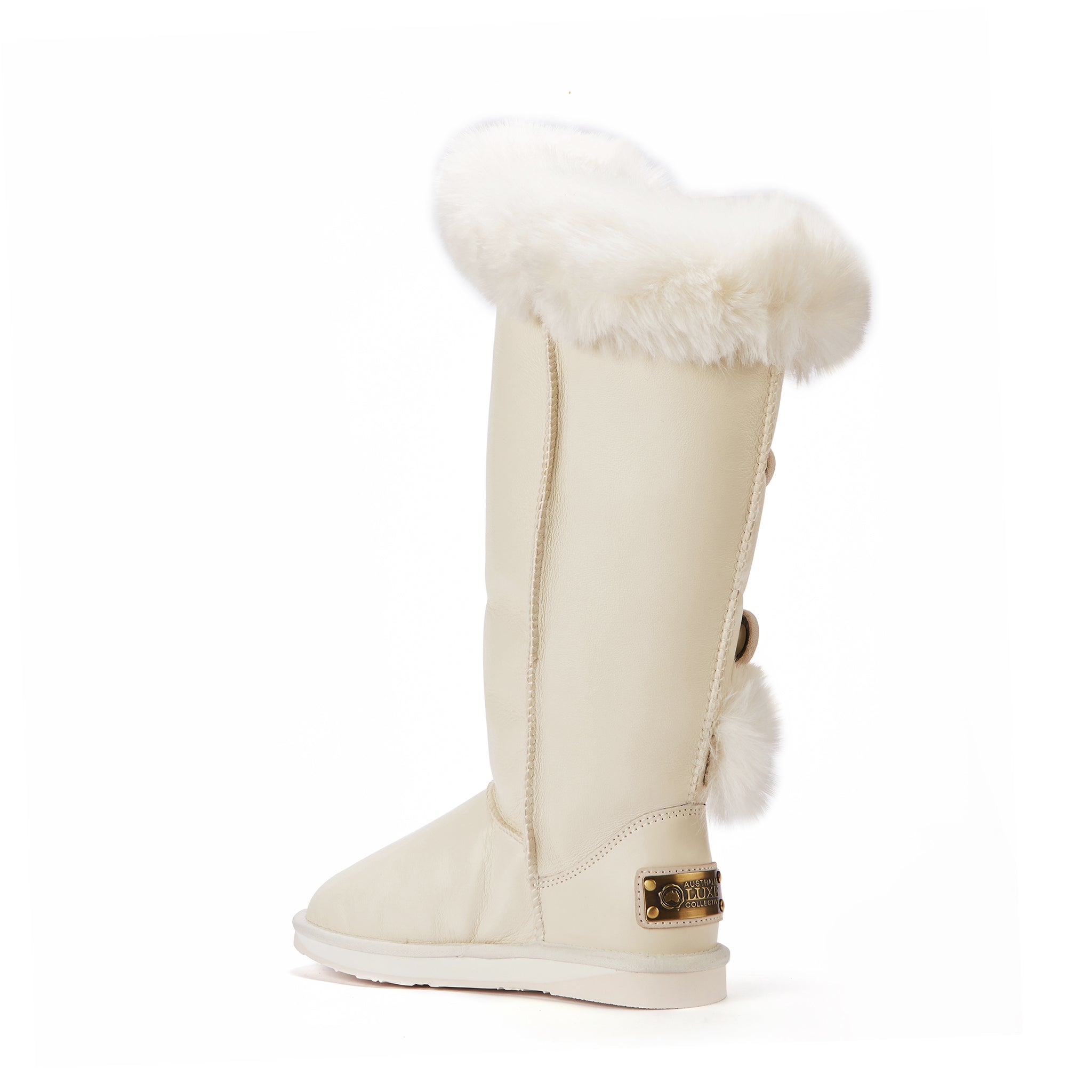 Nordic Tall Pale Womens Boots
