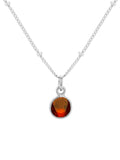 Sterling Silver Gemstone Necklace