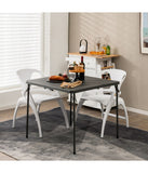 Folding Portable HDPE Camping Dining Table With Handle Grey