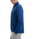 BloqUV Men's UPF 50+ Sun Protection Collared Long Sleeve Polo