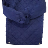 Navy Barbour Coat with Snaps