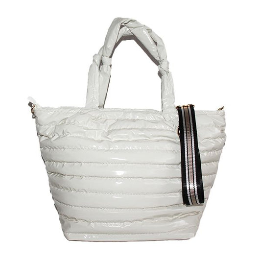 REBECCA TOTE EGGSHELL