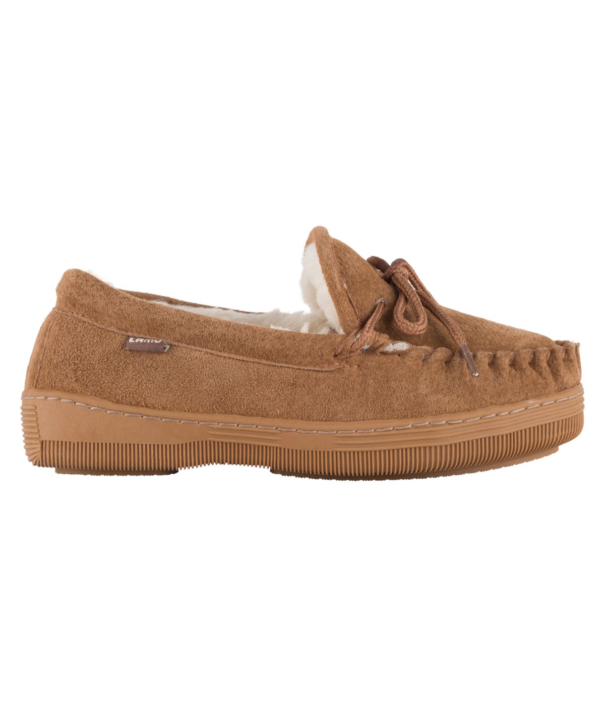 Classic Ladies Moc in Suede Chestnut