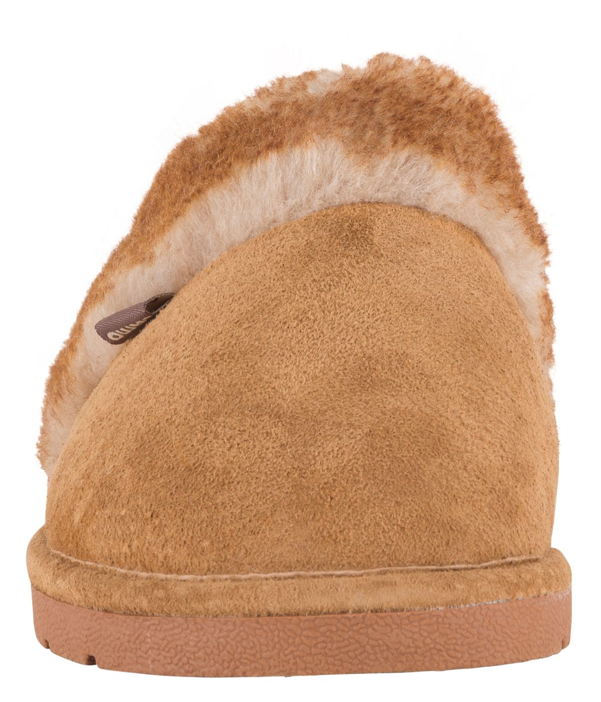 Ladies Classic suede Scuff slipper Chestnut