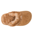 Ladies Classic suede Scuff slipper Chestnut