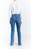 High-Rise Straight Jeans