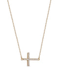 1/20ct TDW Diamond Cross Pendant Necklace