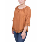 3/4 Sleeve Peasant Blouse 1