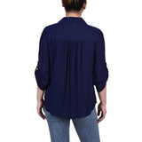 3/4 Sleeve Crepon Blouse 2