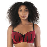 Charlotte Underwire Padded Bra-Rio Red-32D-1