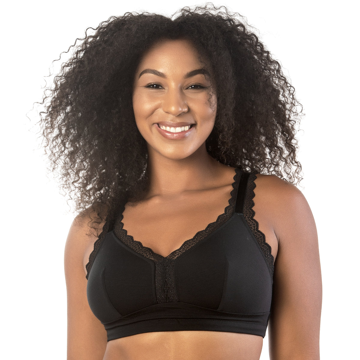 Dalis Wire-Free Bralette-Black-30D-1