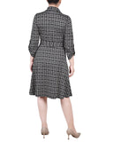 3/4 Sleeve Roll Tab Shirtdress 2