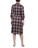 3/4 Sleeve Roll Tab Shirtdress 2