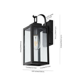 Clemens 6.65" Outdoor Sconce Set of 2