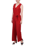 Sleeveless Belted Jumpsuit 1