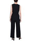 Sleeveless Belted Jumpsuit 1