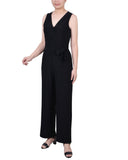 Sleeveless Belted Jumpsuit 1