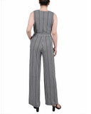 Sleeveless Belted Jumpsuit 1