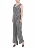 Sleeveless Belted Jumpsuit 1