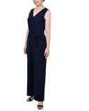 Sleeveless Belted Jumpsuit 1