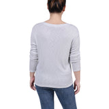 Long Sleeve Ribbed Henley Top 2