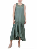 Sleeveless Tiered Maxi Dress 2